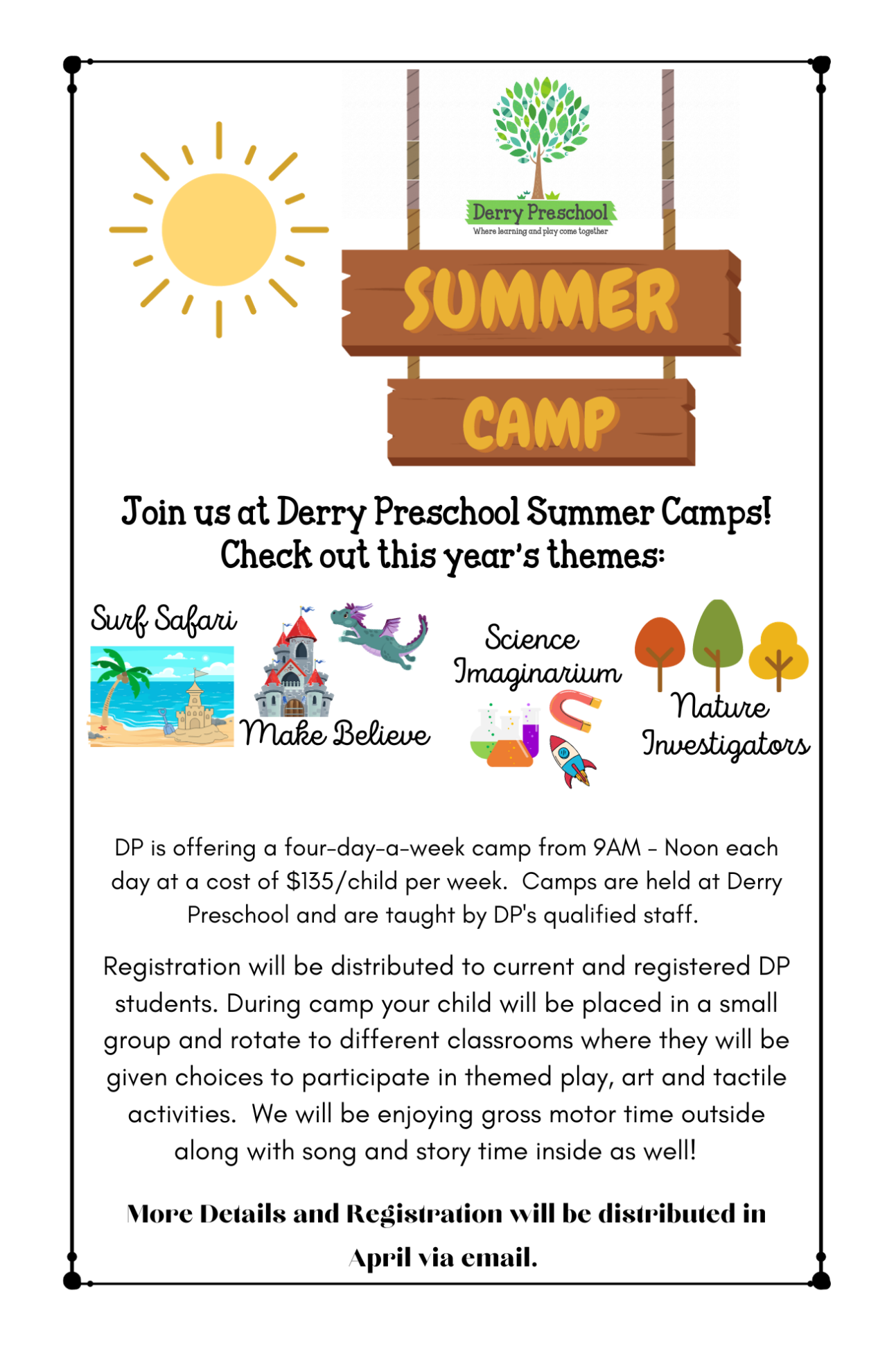 Summer Camps Derry Preschool