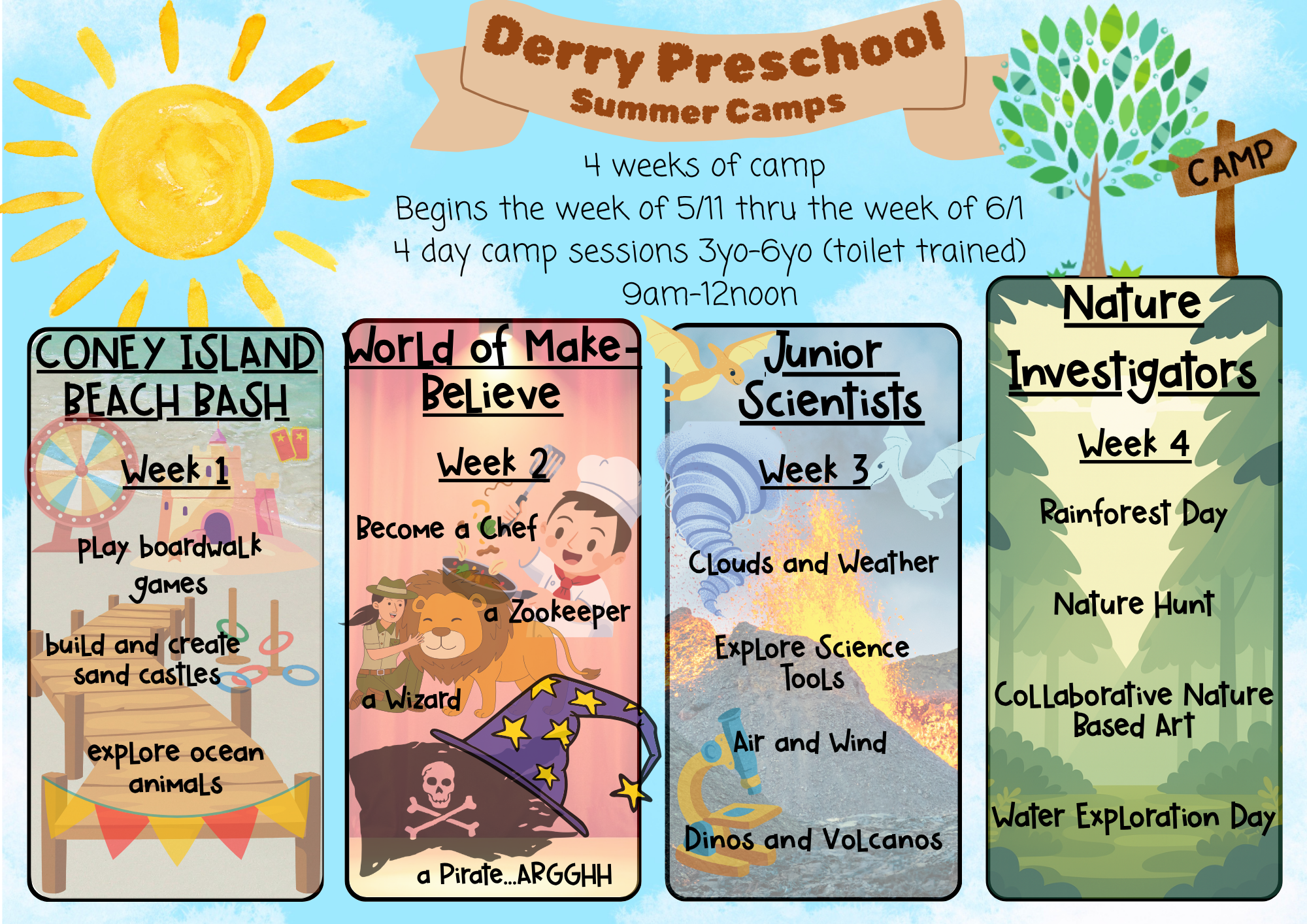 Derry Preschool Summer Info